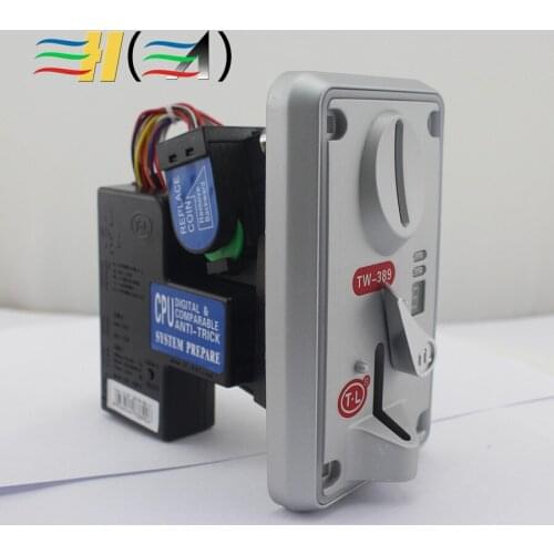 TW-389 Comparison Coin acceptor Side cast Coin acceptor led Color changing light decoration