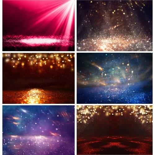 SHENGYONGBAO Vinyl Custom Photography Backdrops Prop Glitter Facula Light Spot Theme Photography Background 21318TTU-11