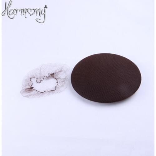Hight Quality 20pcs/lot Elastic Nylon Hairnets Black Blonde and White Color Invisible Hair nets For Package Hair and Wig Cap