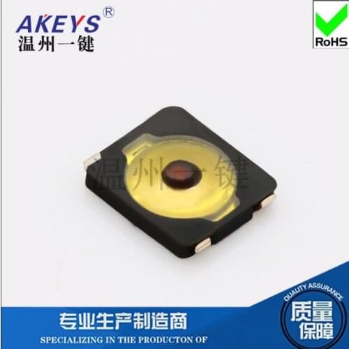 10PCS TS-C011 2.4*2.8*0.65 Ultra thin button membrane switch 4 pin SMD momentary tact switch TS24AB