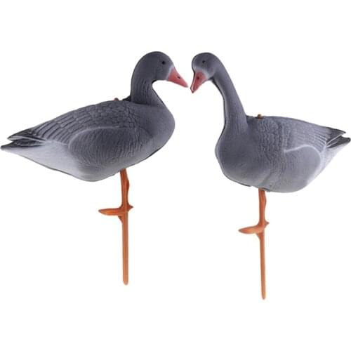 10Pcs/lot Lifelike Lightweight Eating hunting Goose Decoys For Hunting Shooting Made By XPE foam Features of goose for Hunting