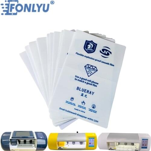 FONLYU 50 Pcs HD Hydrogel Film Anti Peeping Film 3h Recovery Scratch proof Film For Phone Tablets Ipad Film Cutting Machine