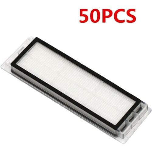 50PCS Washable Hepa Filter Air Filter for Roborock E2 E3 E4 E20 E25 E35 E40 Robot Vacuum Cleaner Parts Kits Replacements Sweeper