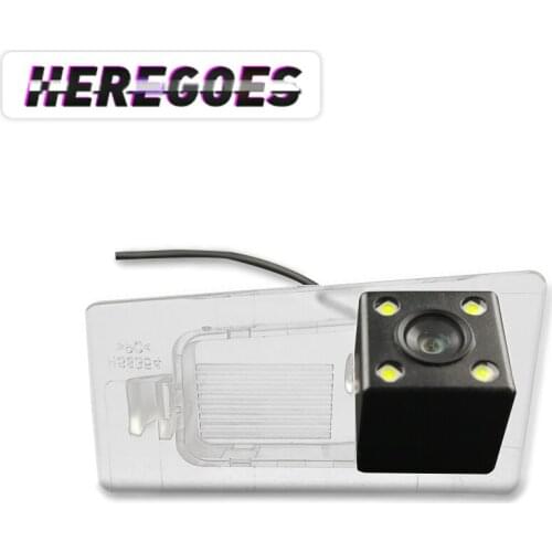 Car CCD 4 LED Night Vision Vehicle Backup Rear View Camera Parking Assistance For For Kia KX3 2015 Elantra 2016