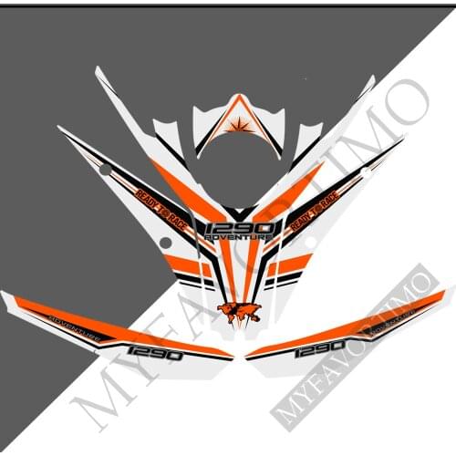 For KTM 1290 SUPER ADVENTURE R Trunk Luggage Cases Tank Pad Protector Decal Stickers Emblem Badge Logo 2016 2017 2018 2019 2020