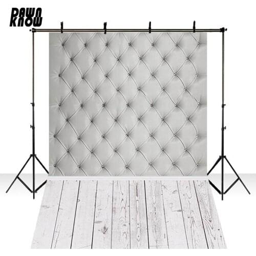 DAWNKNOW Baroque Bed Headboard Vinyl Photography Background New Fabric Polyester Backdrops For Wedding photo studio lv127