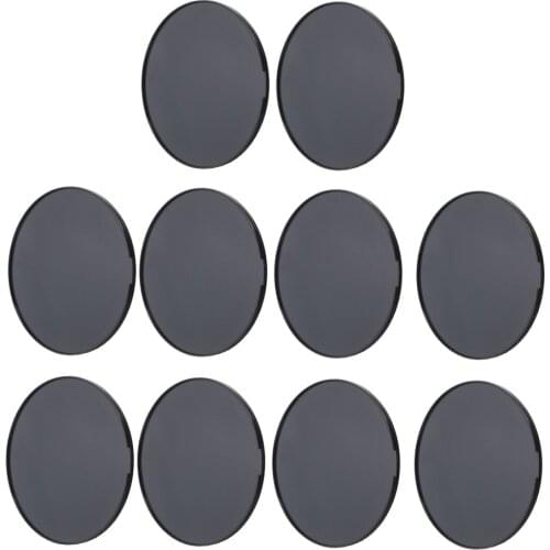 10Pcs Black 72mm Adhesive Disc Mounting Disk Suction Mount Holder for Car Dashboards Plate GPS