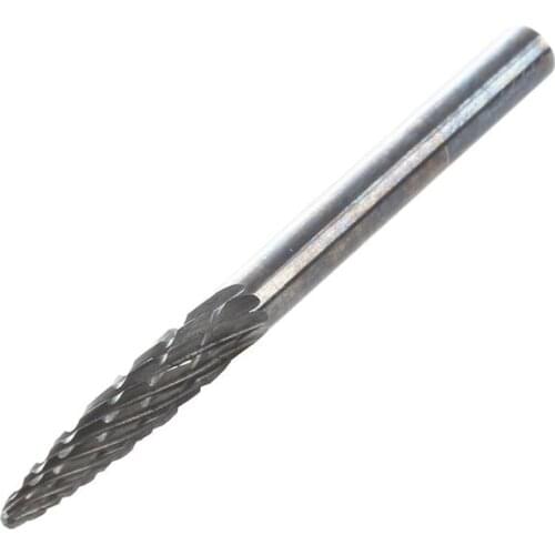 Double conical tungsten carbide burrs cut 3mm diameter of the head