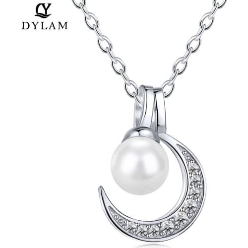 DYLAM Pearl Necklaces For Women