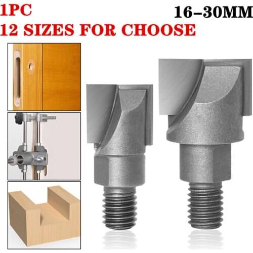 1pc 1/2" Shank Two Screw Lock Thread Mills Milling Cutter CNC Woodworking Bottom Cleaning Tools Router Bit