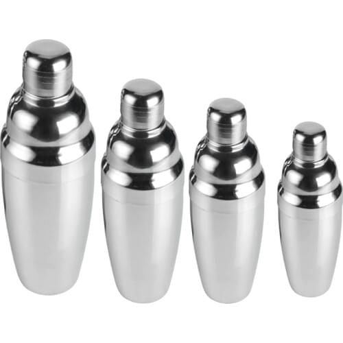 Cocktail Stainless Steel Wine Shaker with Strainer and Lid Top