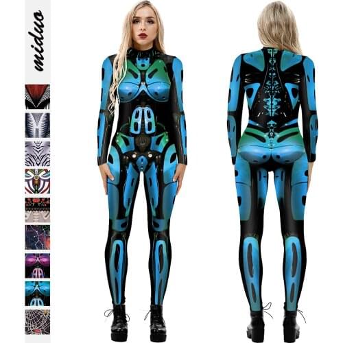 Halloween Costumes Robot Digital Printing Cosplay Cosplay Costume Halloween Long Sleeve Tights Attack on Titan Cosplay