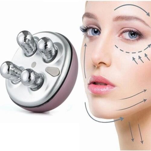 Microcurrent Facial Massager 4D Massage Head Home Use Face Lifting Device Promote Face Cream Absorption Anti Wrinkle