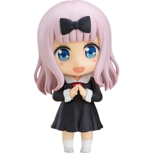 Miss Huiye Wants Me To Confess Fujiwara Chika Q Version Figure Model Anime Toys Gift PVC Model Cartoon Toy Collectible Model Toy