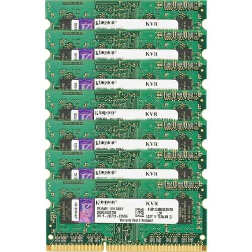 Kingston Notebook Laptop RAM Memoria Module DDR3 1333 PC3-12800 1333MHZ DDR3L PC3-10600S Memory 204pin 1.35V 1.5V SODIMM RAM