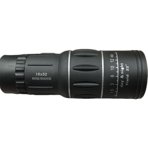 16X52 Monocular HD Telescope Night Vision Scope Long Range Monocular For Camping Bird-Watching Day And Night Outdoor gift new