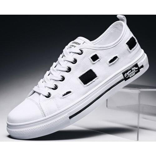 Men Shoes Canvas Sneakers Mens Casual Canvas Shoes Men Walking Shoe Fashion Flat Shoes Men Breathable Tenis Masculino Adulto