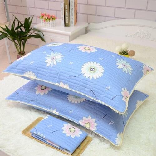 Soft Comfortable Cotton Cushion Pillow Cover Fashionable Cotton Bedding Pillowcase Envelope Type Modern Pillowcase 2PCS