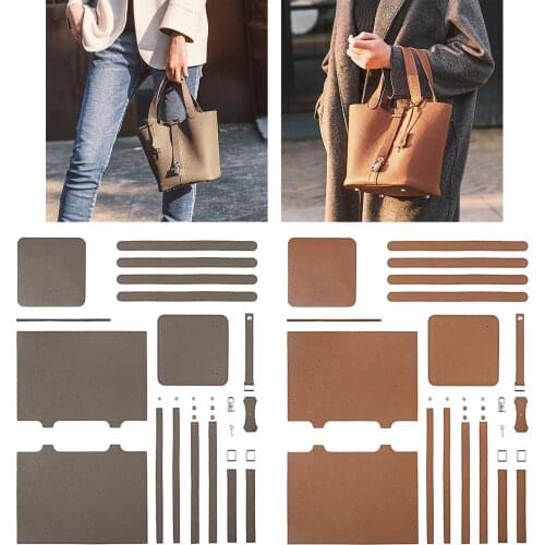 Handbag Making Kit DIY Leather Bucket Bag Bottom Shaper Leather Crafts Gray