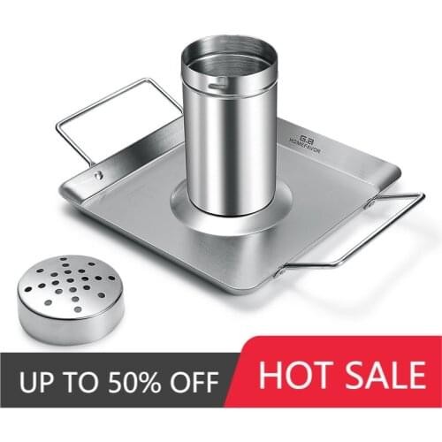 Stainless Steel Roast Chicken Pan Square Removable Roast Chicken Pan BBQ Oven Tool Camping Accessories Cooking