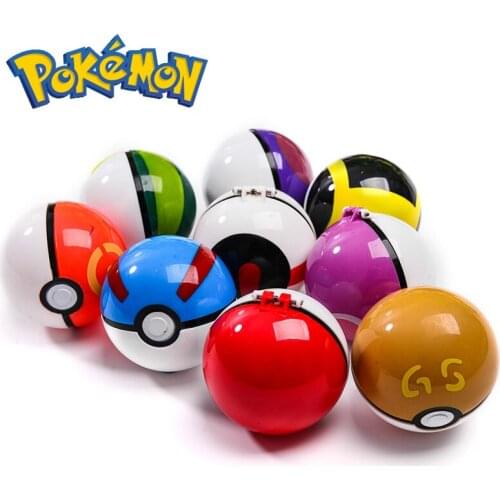 Pokemon Bikachu Pokemon Ball Pokeball 7Cm Pop-Up Poke Balls Childrens Toy Gift Doll Toy Bedroom Furniture Children Birthday Gift