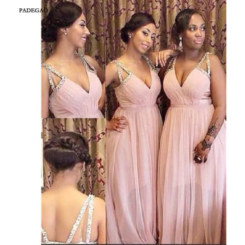 Sexy pink Long Evening Dresses A-Line Sleeveless Prom Dress Mermaid Evening Dress Plus Size Custom Made