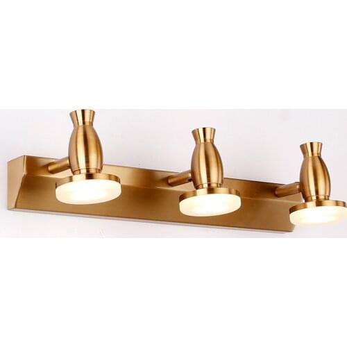 Zerouno modern led vanity lamp waterproof bathroom lamp mirror lamps bedroom makeup dressing light 3w 6w 9w 12w indoor led light