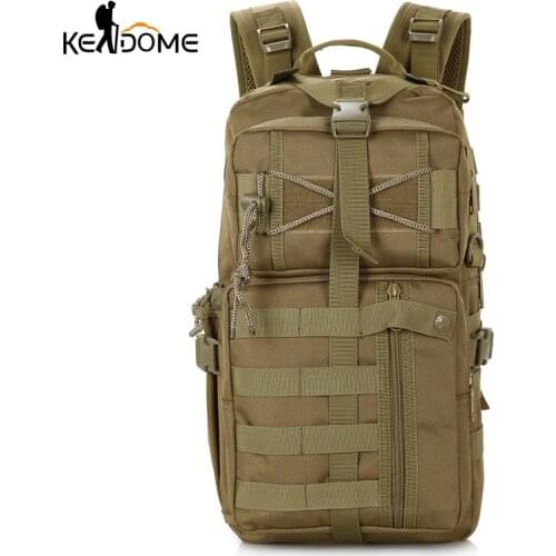Outdoor Sport Camouflage Military Tactical climbing mountaineering Backpack Camping Hiking Trekking Rucksack Travel BagXA927WD