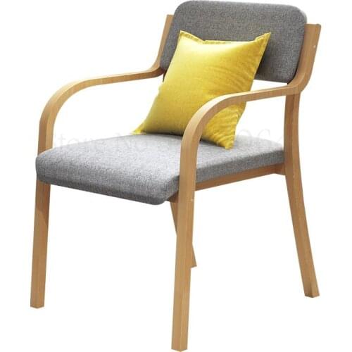 Nordic Chair Computer Chair Simple Home Dining Chair Simple Leisure Chair Imitation Solid Wood Student Chair Office Chair