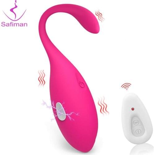 Vibrating Egg Electric Shock Vibrators For Women Wireless G Spot Clitoris Stimulator Sex Toy Massager Vagina Exercise Kegel Ball