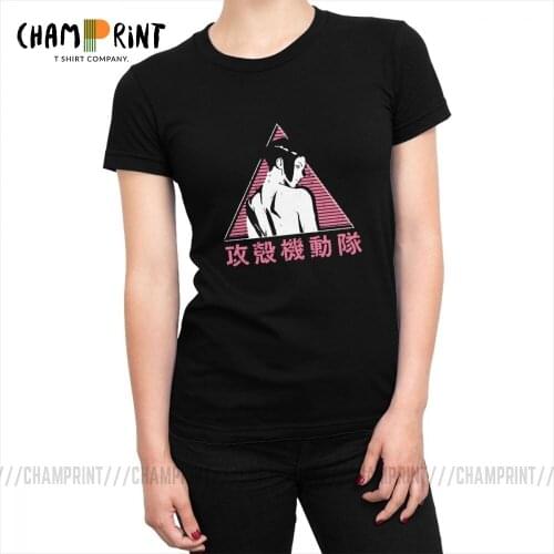 Arise Ghost In The Shell Women T Shirt Harajuku Cotton T-shirts for Female Korean Style Clothing Plus Size Tops Tees