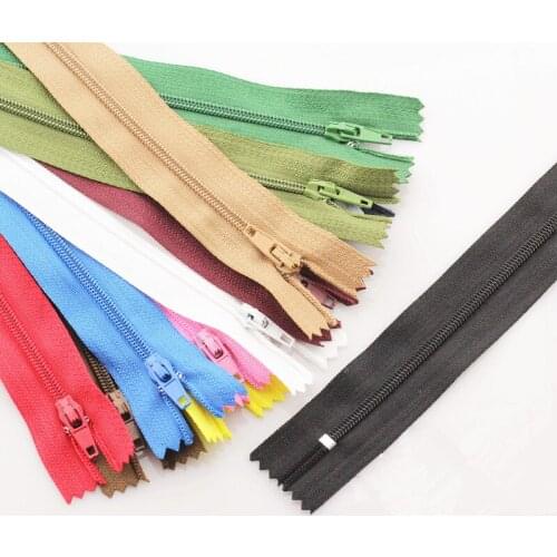 100pcs (8nch) 20CM 3# Colorful Closed End Nylon Coil Zippers Tailor Sewing Craft U PICK