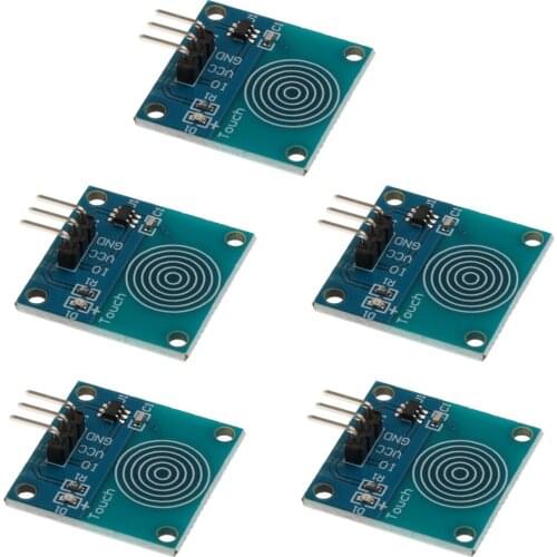 5 Pieces Sensor Digital Module Capacitive Touch Smart Electronics Switch