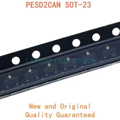 50PCS PESD2CAN SOT-23 6R SOT23 SMD TVS Diode new and original IC Chipset