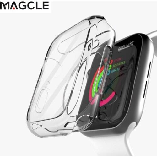 Watch Cover Case For Apple Watch 6 5 4 40mm 44mm Scratch Silicone Soft Cases For iWatch Series 3 2 42mm 38mm Accessories