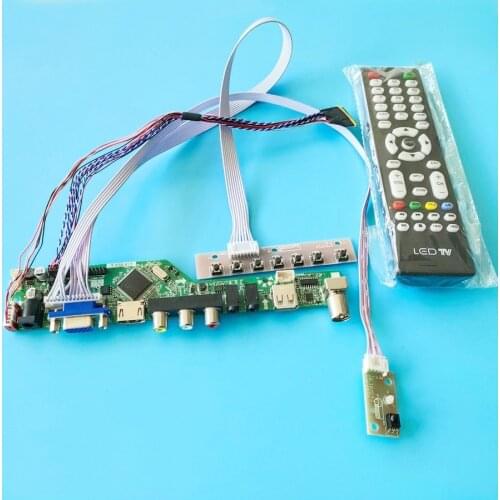 For LP173WD1-TLA1/TLC1/TLD1/TLE1/TLG1/TLN1/TLP3 matrix drive control board kit LVDS WLED VGA USB AV display 40 Pin 1600*900