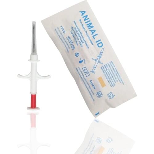 High Quality free shipping 100pcs Animal ID microchip injectors 2.12x12mm pet dog chip implant identification