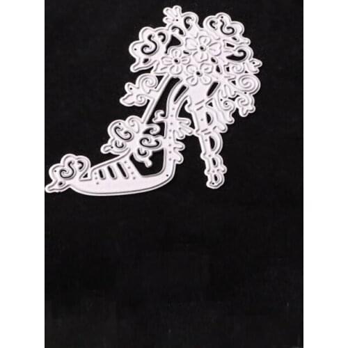 Metal High heels paper die cutting dies for Scrapbooking/DIY Easter wedding Halloween Easter card