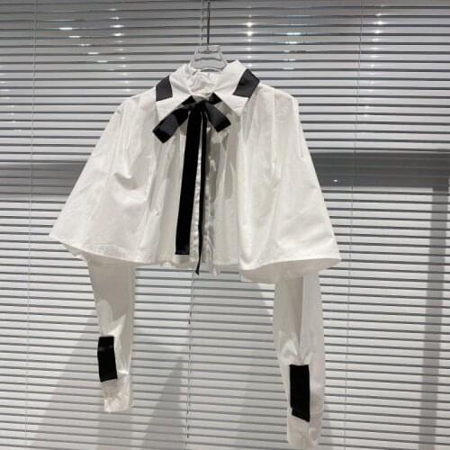 MOOISHE Blouses With Tie