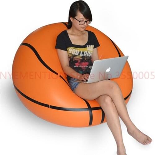 Inflatable Sofa Air Soccar Football Self Bean Bag Chair Portable Outdoor Garden Sofa Living Room Furniture Corner Sofa 1pcs