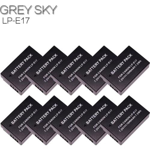 LP-E17 LP E17 LPE17 Rechargeable 1040mAh Lithium Digital Camera Battery For Canon EOS M5 M6 200D T6I T6S 750D 760D 77D X8I