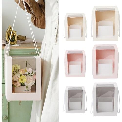 Flower Gift Paper Packaging Boxes Wedding Holiday Party Favors Anniversary