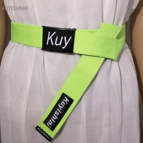 Unisex Plain Webbing Waistband Casual Canvas Belt Metal Buckle Men Women Boys Jeans Belts All Match Gifts Top Quality