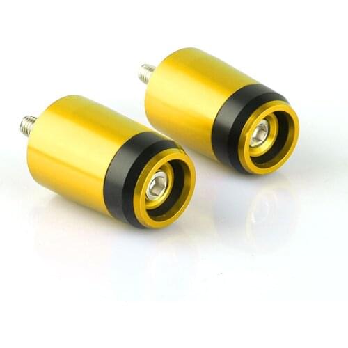 Handlebars Grips Plugs For Kawasaki KLX 400R Ninja 400 Z 400 ABS KFX450 B1 R Quard KLX450R KX450F ZX-6R 6RR Ninja ZX-6R KAF 620