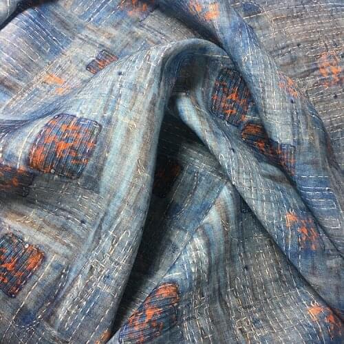 High Quality Natural Ramie fabric Thin style in summer sewing fabric Fashion Brand Clothing tissu