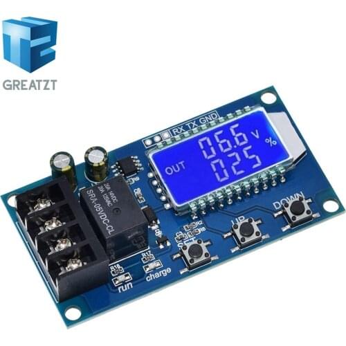 XY-L10A 6-60v 10A Lead-acid Solar Storage Battery Charge Controller Module Protection Board charger Time Switch Battery Capacity