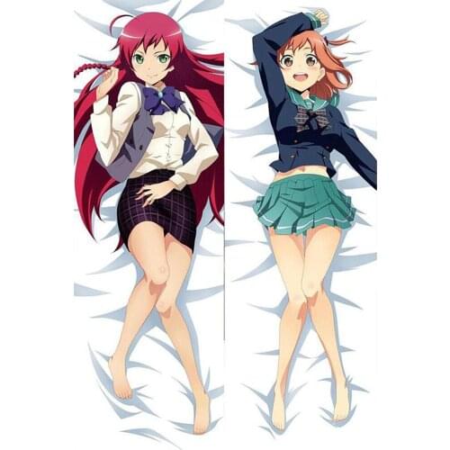 Japan Anime The Devil Is a Part-Timer!Emi Yusa Emi Yusa Throw Otaku Dakimakura Gifts Bedding Hugging Body Pillow Case 150x50 CM