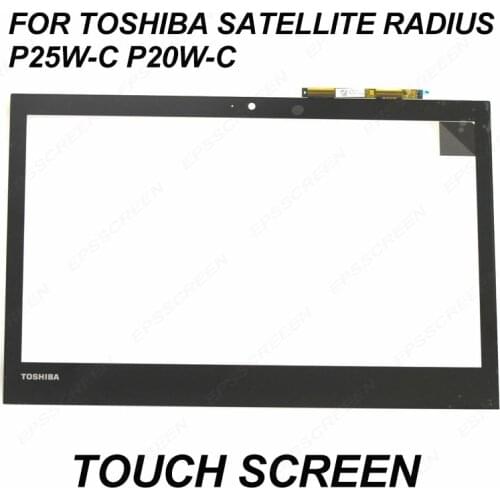 Replace 12.5 for Toshiba Satellite Radius 12 P25W-C P20W-C touch screen panel Glass Digitizer Front Sensor display Lens
