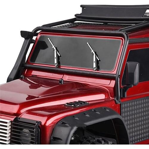 1 Pair Movable Simulated Metal Wipers for TRX4 SCX10 Window Screen Windshield Wipers for 1/10 TRX4 SCX10 RC Car Upgrade Parts