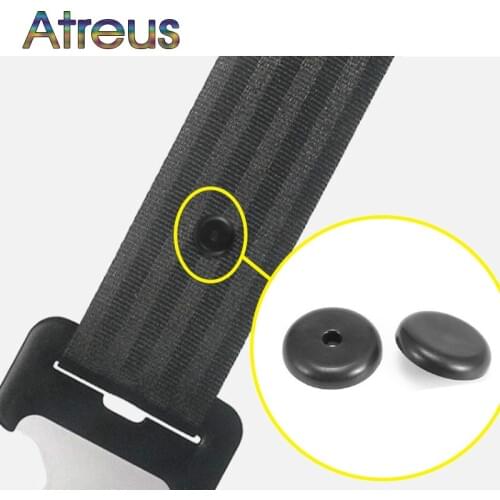 2sets Car Retainer Seatbelt Stop Button for Volkswagen Tiguan Touareg Scirocco VW Polo sedan Passat B5 B6 B7 Hyundai I30 Tucson